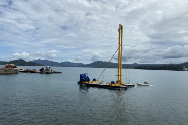 Máquina de pilotaje en Mayotte – Sistema portátil para Majikavo–Koropa